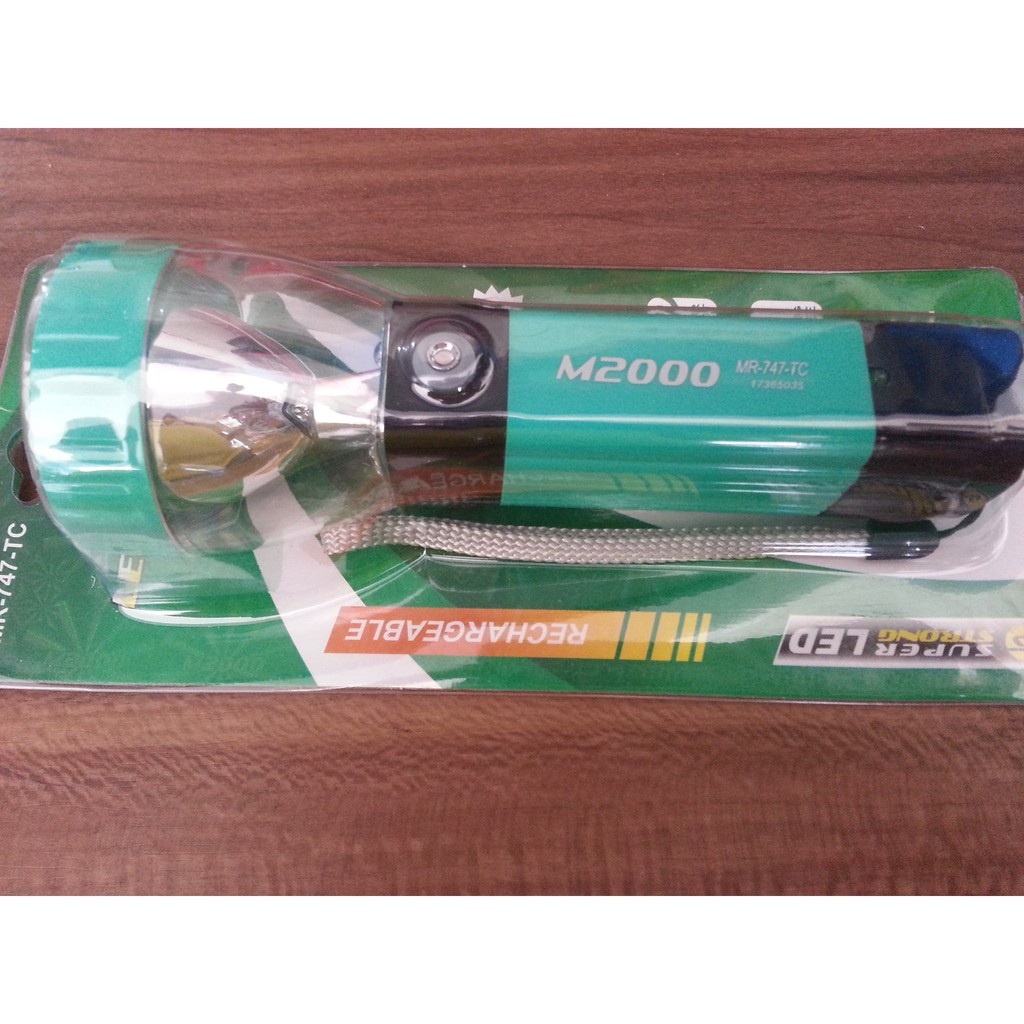 Senter Tangan LED merk M2000 Flashlight MR-747 TC