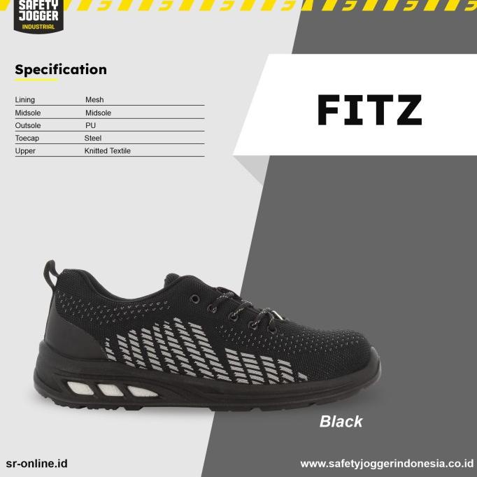 SEPATU SAFETY JOGGER FITZ S1P BLACK