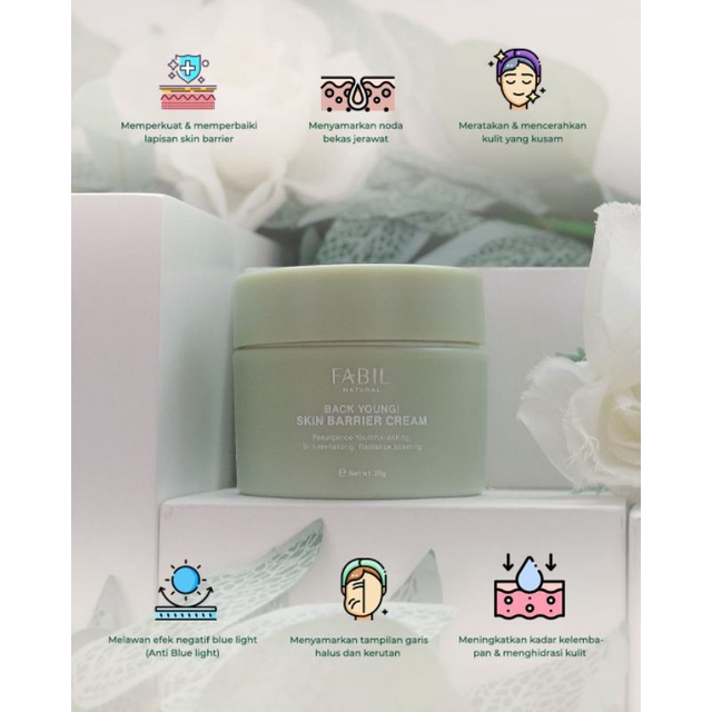 Fabil Cream Fabil Skin Barrier Perawatan Wajah Jerawat Kosmetik Wajah Halal Fabil Skincare