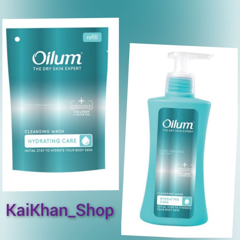 OILUM Hydrating Care Cleansing Wash SABUN [ Refill 175ml | 210ml ]