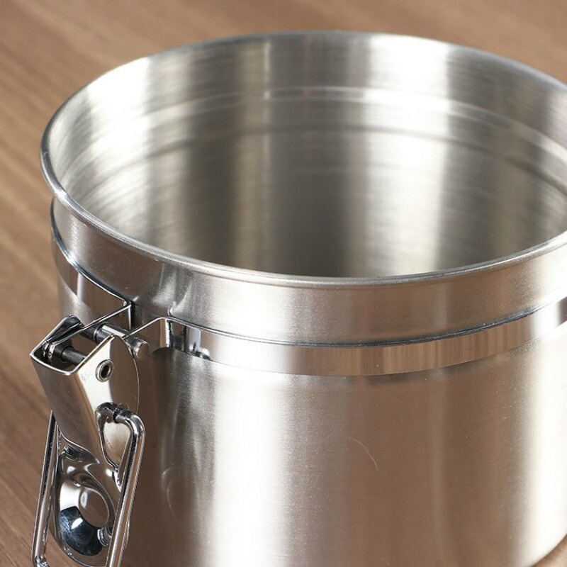 Tempat Kopi Gula Susu  Stainless Steel 1500ML | WADAH BIJI KOPI SERBAGUNA