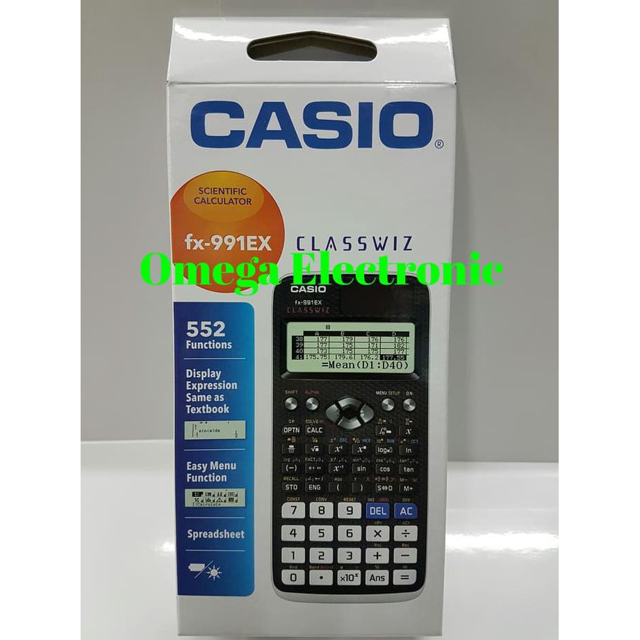 

IHOT SALEl Casio FX 991 EX - Scientific Kalkulator FX-991EX Calculator Kuliah IBDLl