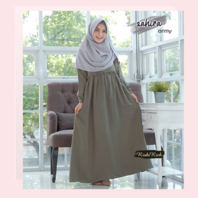 Wollycrepe caltri gamis Zahira