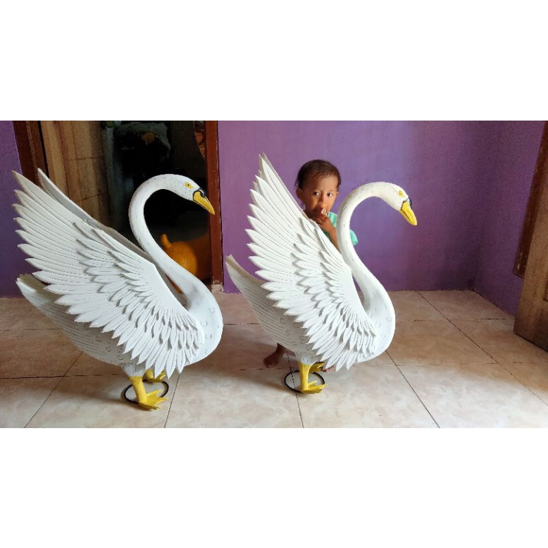 angsa perlengkapan dekorasi