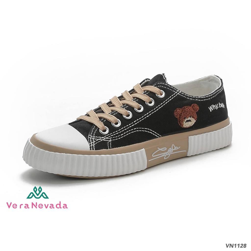 Vera Nevada Bearin Sepatu Sneakers Wanita Sport Shoes VN1128-BLACK