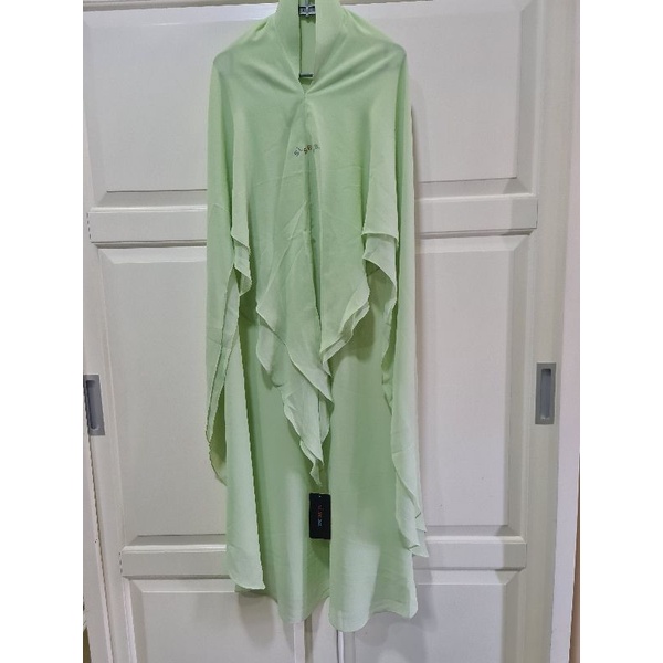 new khimar sumayya wave green sisesa