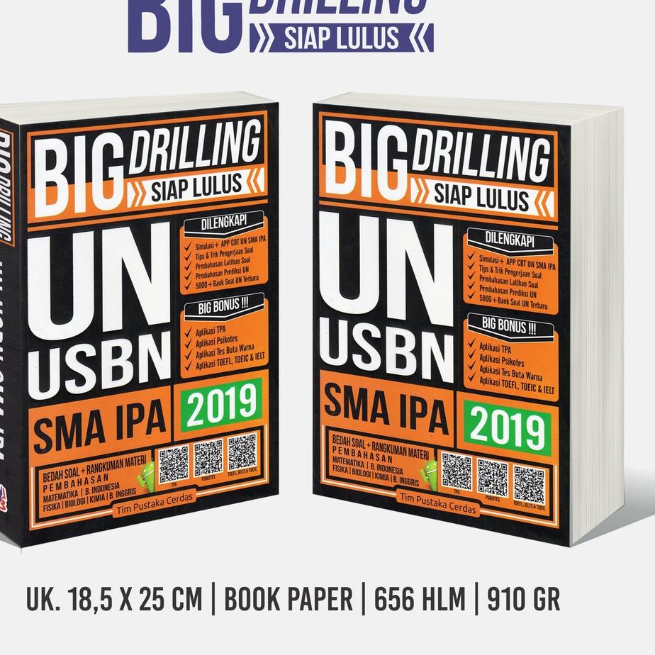 TERBARU  Buku US SD MI Dan UN USBN SMA IPA IPS 2019 Big Drilling Siap Lulus Terlengkap grosir-6