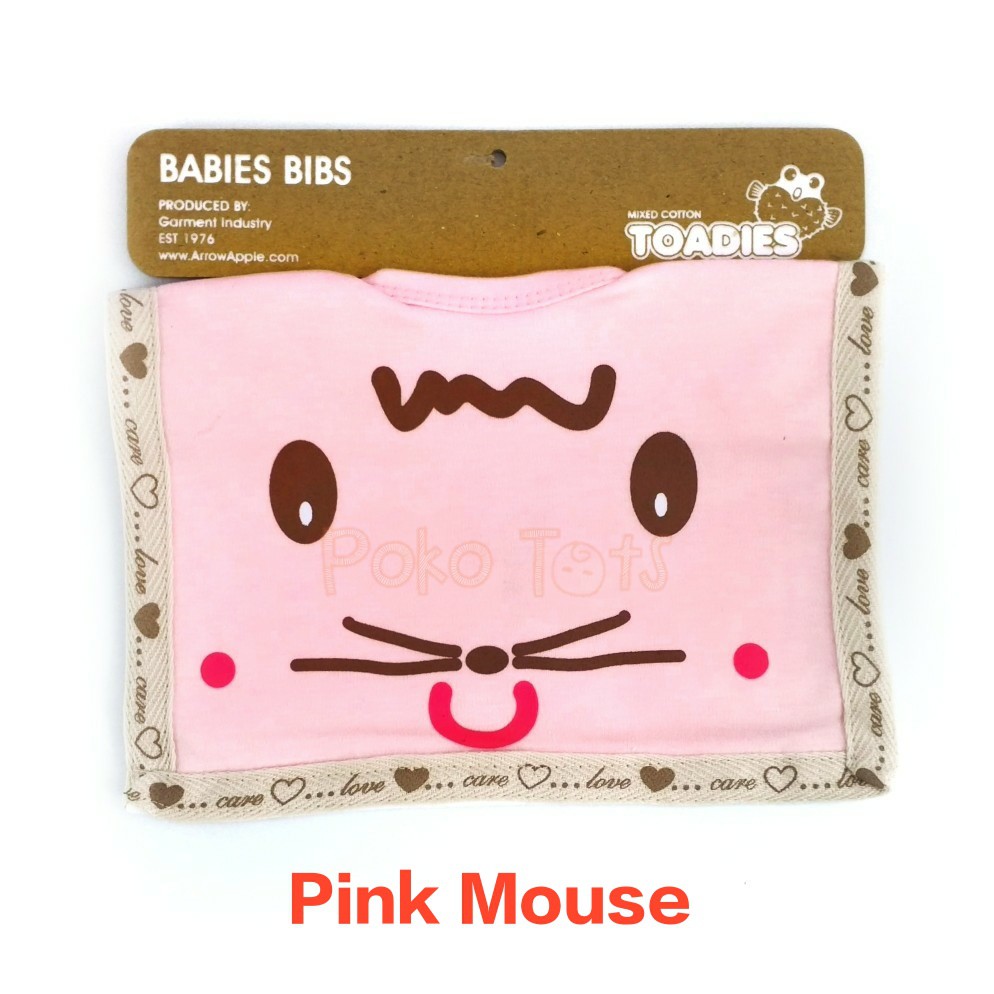 Slaber Toadies Babies Bibs Kotak Slabber Anak