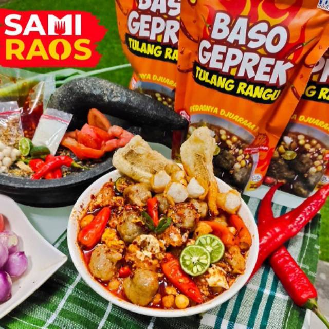  Baso geprek  tulang Rangu samiraos Shopee Indonesia