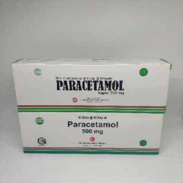 PARACETAMOL Kaplet 500mg BOX