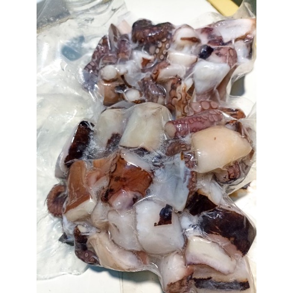 

gurita potong kemasan 500 gram