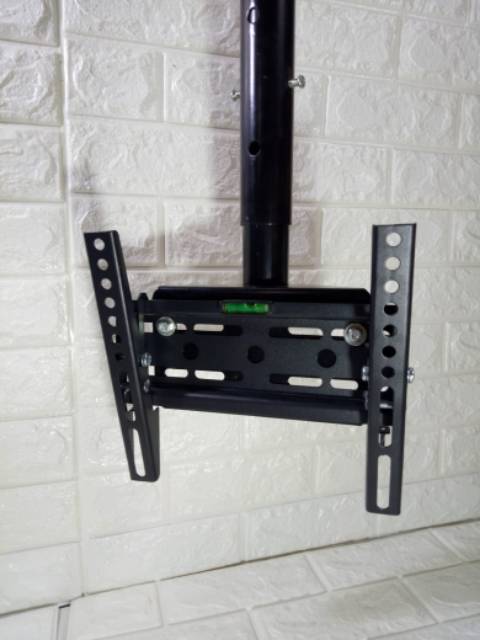 Bracket TV Gantung 43 40 32 24&quot; Water Pass 2 Meter Adjustable Bahan Tebal