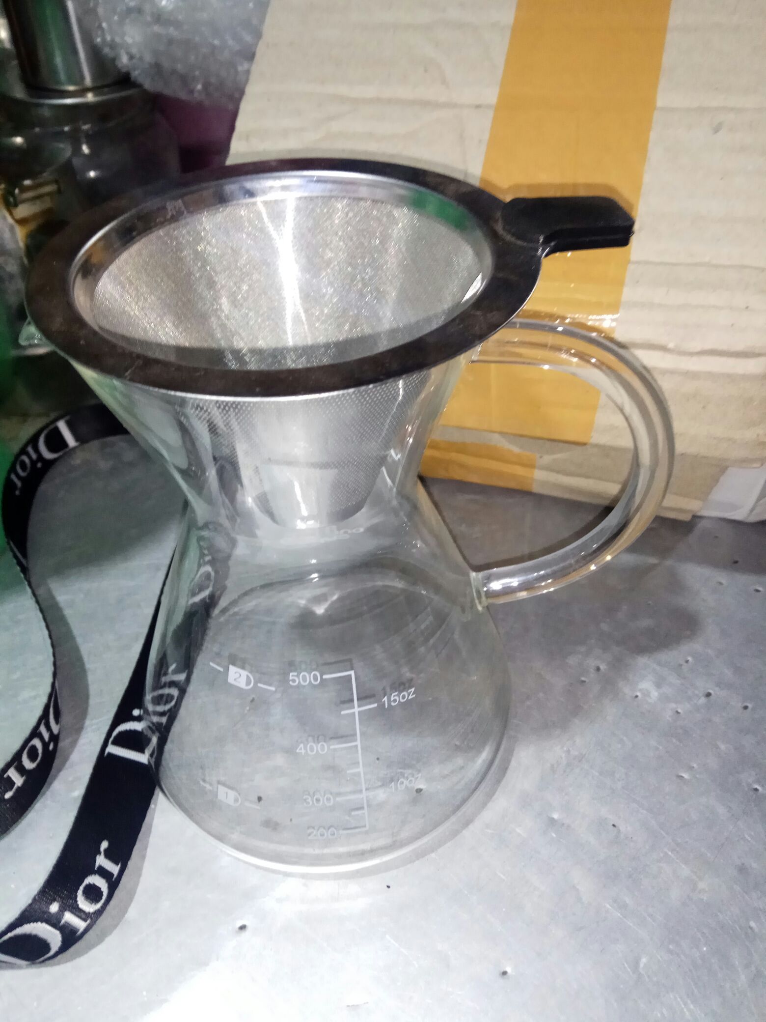 Server Teko V60 Teko Kopi Barista 500ml With Filter