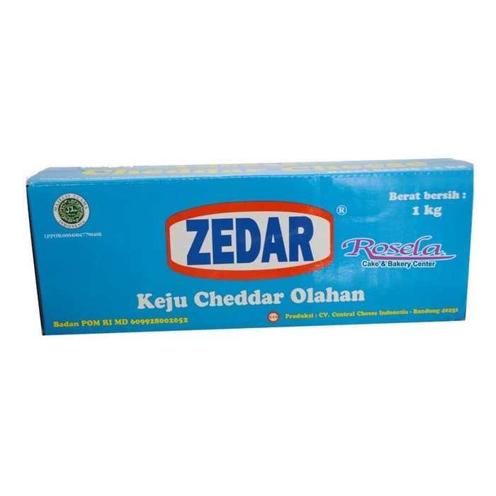 

ZEDAR Keju Cheddar Olahan 1Kg