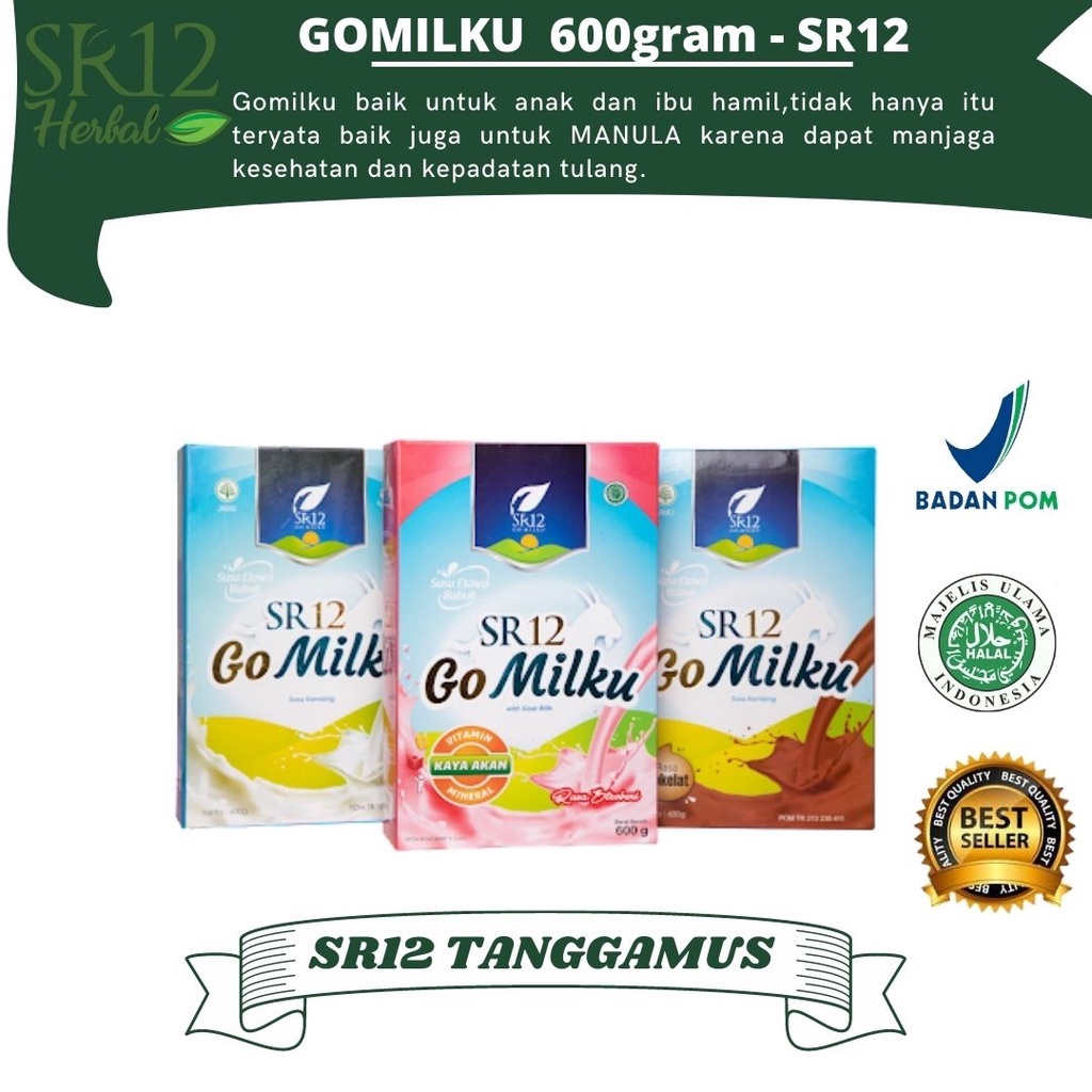 

SR12 GOMilku Vanila 600g 100%ORI