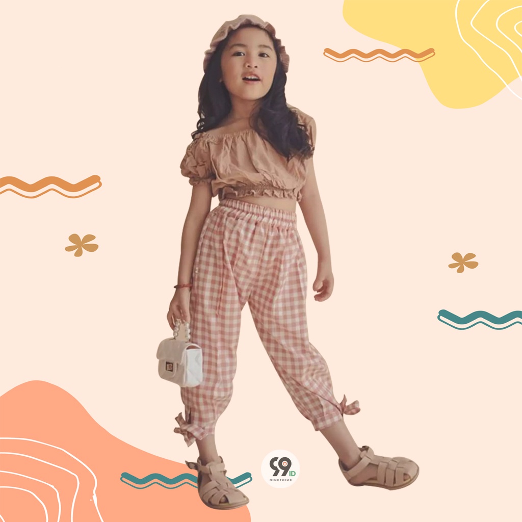 Celana Anak Perempuan GINGHAM PANTS PROMO BULAN INI !!