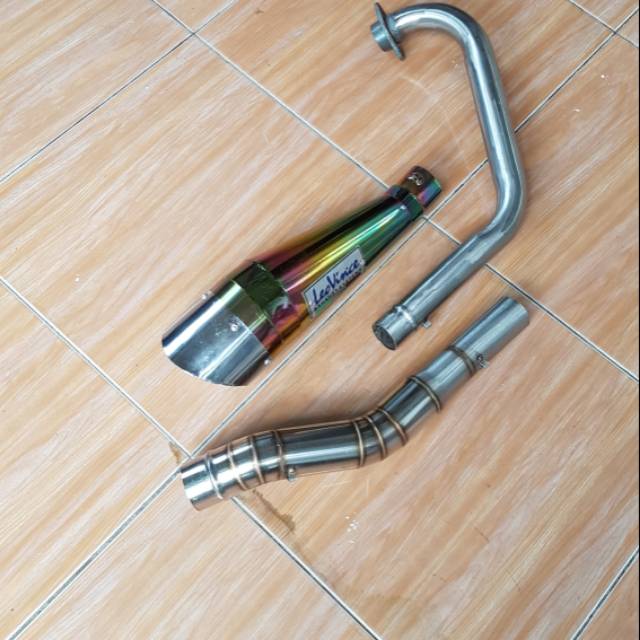 KNALPOT RACING JUPITER MX KING LEOVINCE RAINBOW