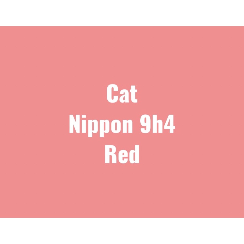 Cat Nippon 9h4 Dina Red