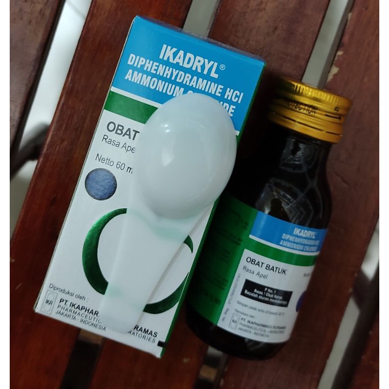 Ikadryl Obat Batuk dan Flu Alergi 60 ML / Melegakan Saluran Pernapasan