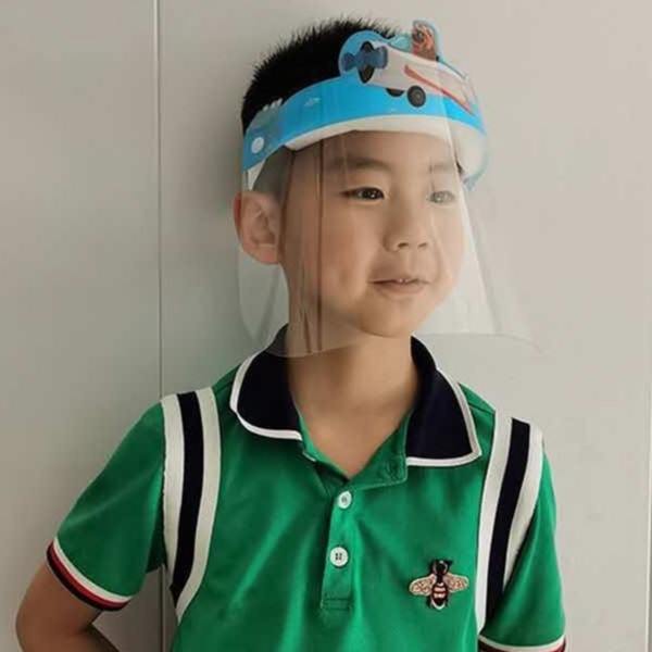 Face Shield anak- anak H156 Karakter Kids Cewek Cowok BUSA TALI KARET MALLSHOPPING
