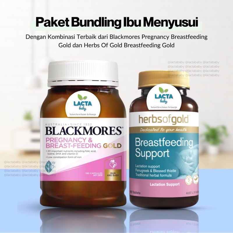 Jual PROMO PAKET BUNDLING ASI Booster Blackmores Breastfeeding Gold