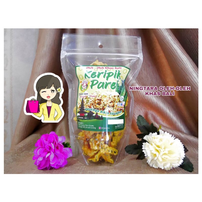 KERIPIK PARE OLEH-OLEH KHAS BALI 75 GRAM