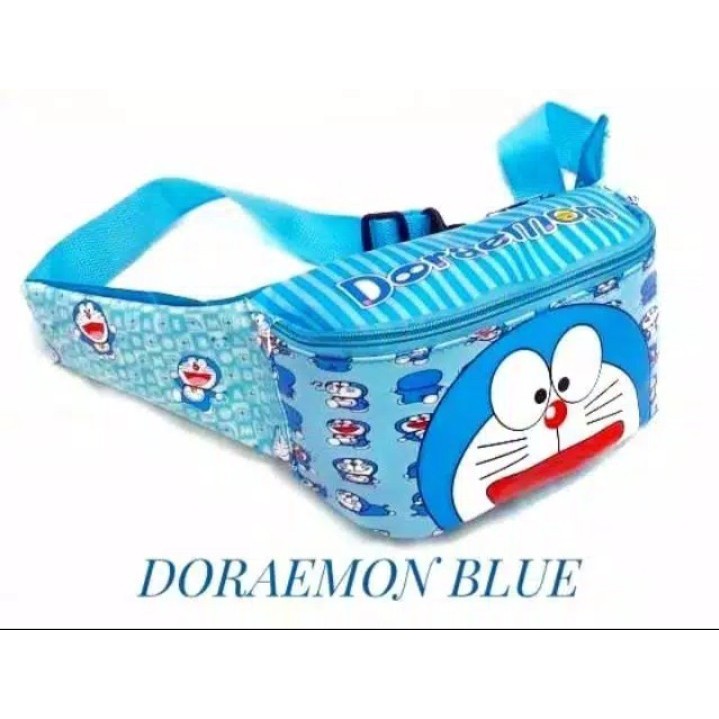 NIQABIS WAISTBAG ANAK PEREMPUAN KARAKTER KARTUN LOL MINNIE DORAEMON HELLO KITTY TAS SELEMPANG ANAK