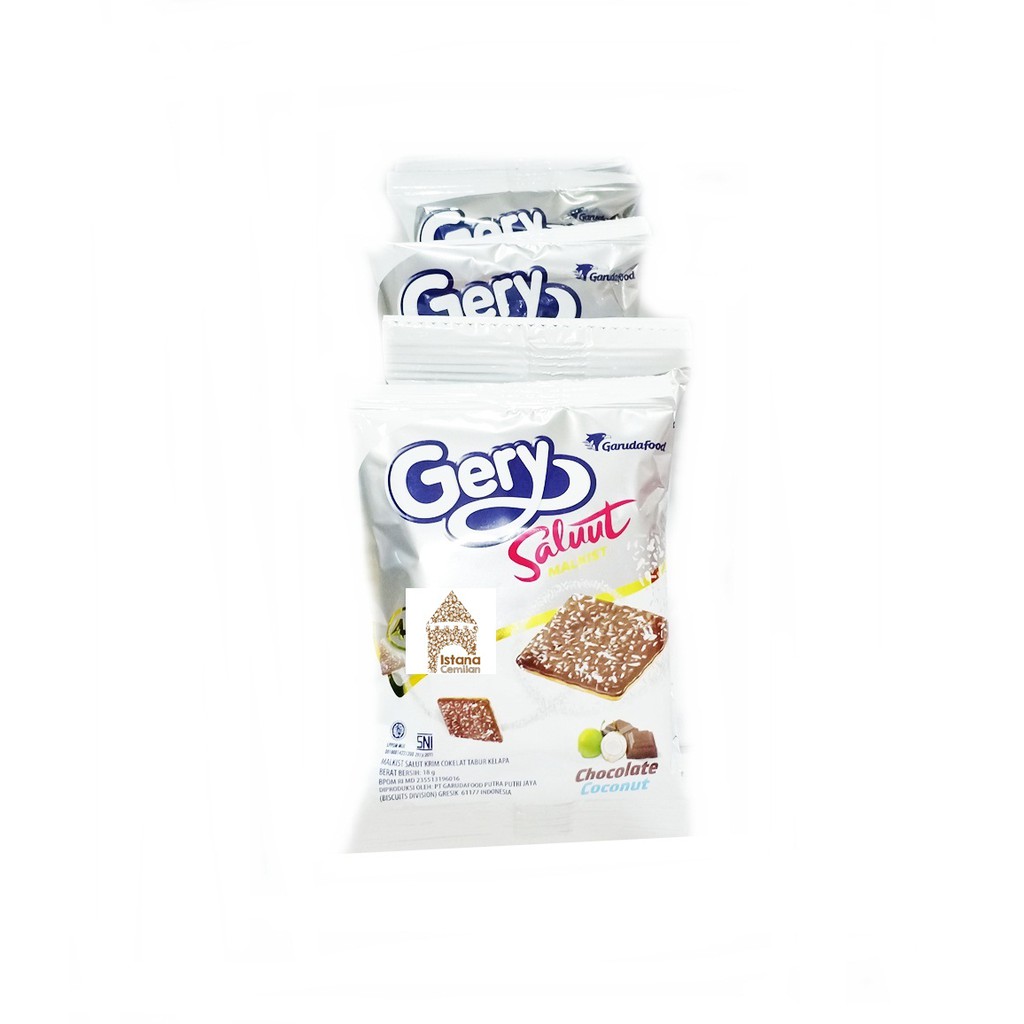 Gery Saluut Malkist Sweet Cheese / Marie / Chocolate Coconut / Matcha (Isi 10 Pcs)