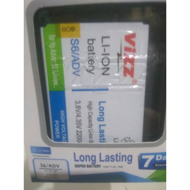 Baterai ADVAN S6 FULLVIEW VIZZ DOUBLE POWER IC