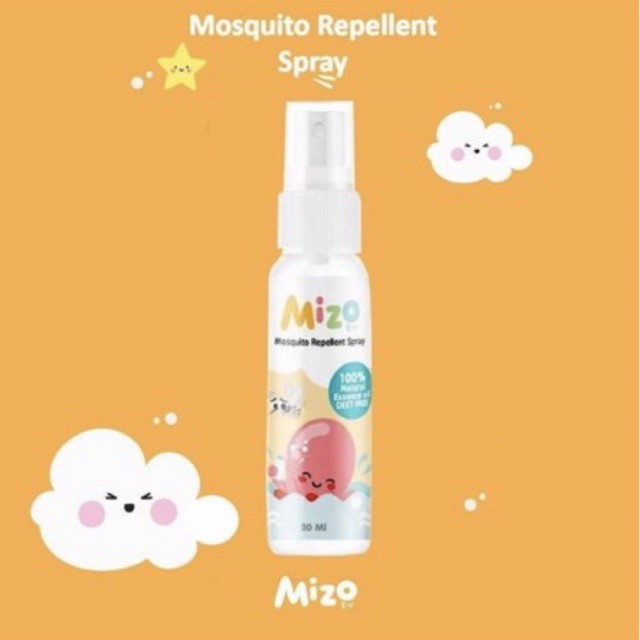 Mizo Mosquito Repellent Spray 30ml - Anti Nyamuk Spray Bayi Aman 24jam