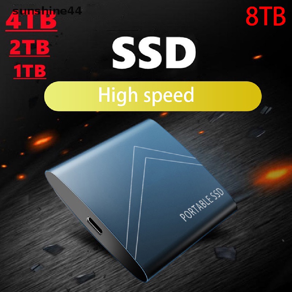 Sunshine Hardisk Eksternal SSD 2TB 4TB 8TB USB 3.1