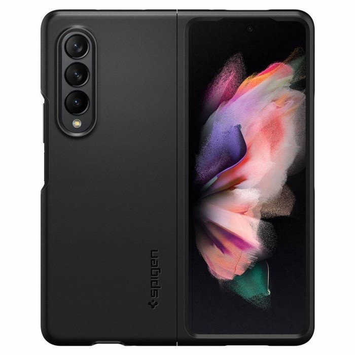 Case Original Spigen Thin Fit Samsung Galaxy Z Fold 3 Fold3 Cover Casing Sarung Depan Belakang Hp