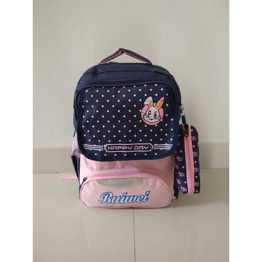 Tas Punggung Anak Laki Perempuan Backpack Cowok Cewek 2in1 Ransel Sekolah TK SD