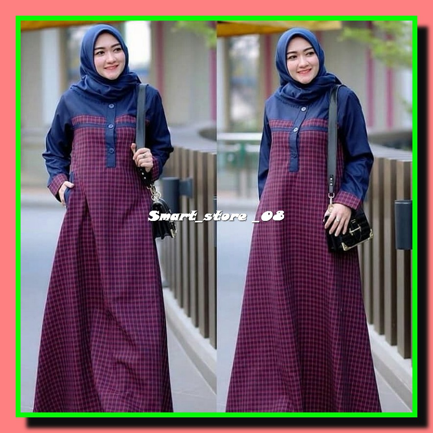 NISA SABYAN Gamis Modern Busana Muslim Wanita Terbaru AUDREY Ori LTS Q6L6 HANUM brukat Ns FC Najibah