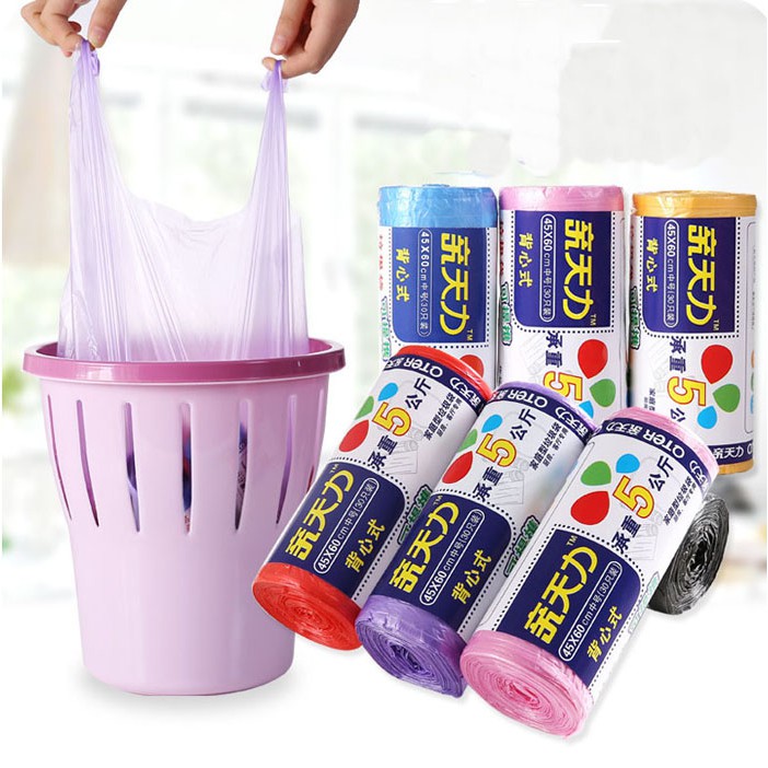 BD-003 Kantong Plastik Sampah Gulung Isi 30 lembar uk.45*60 cm