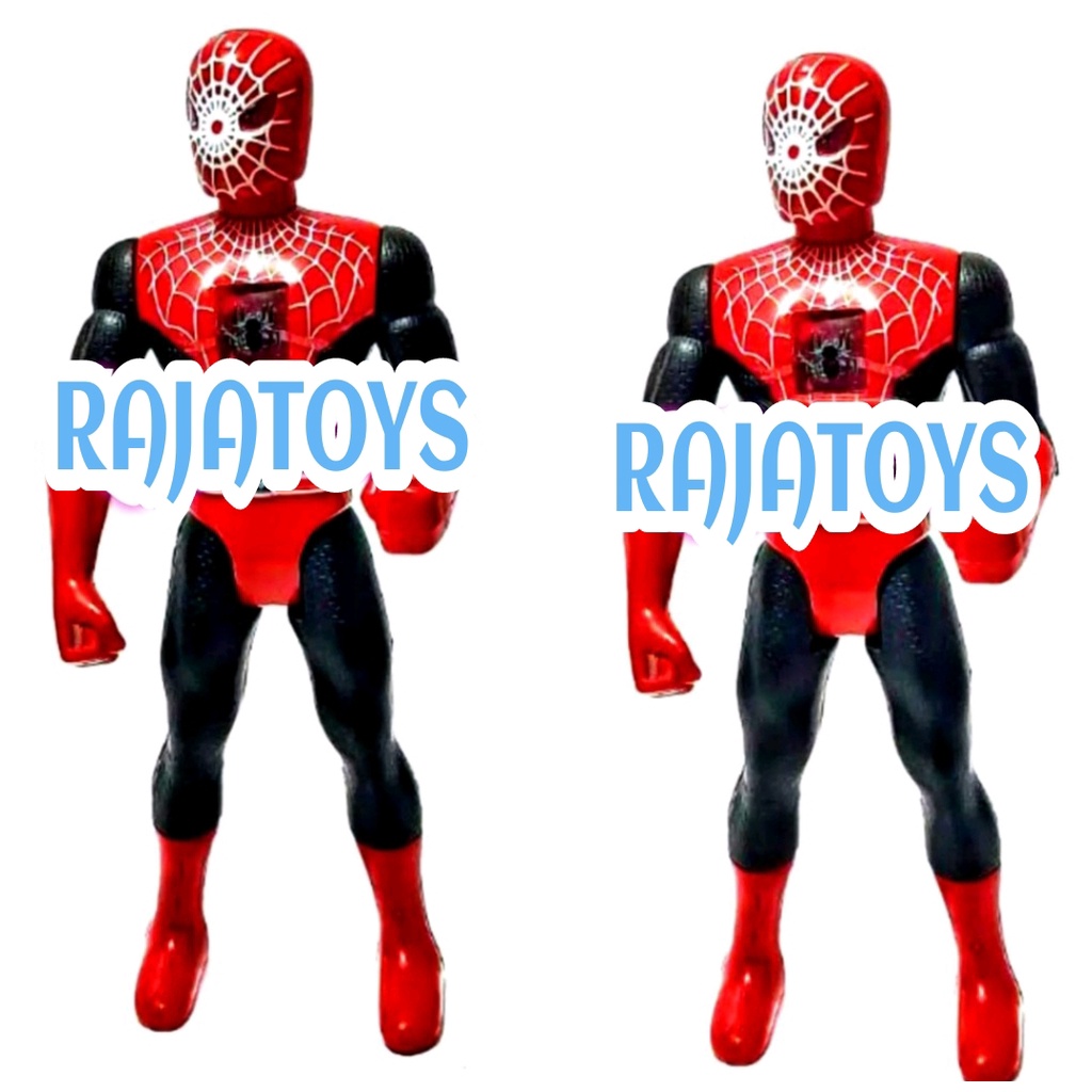 ROBOT SPIDERMAN BESAR LAMPU DAN SUARA NO.44-05020