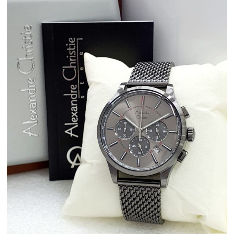 JAM TANGAN ALEXANDRE CHRISTIE 6574 RANTAI PASIR ORIGINAL