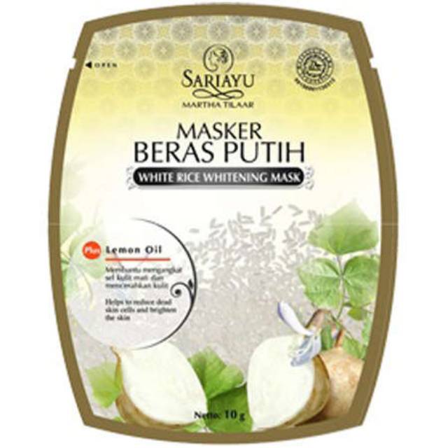 SARIAYU MASKER WAJAH BERAS PUTIH 10g