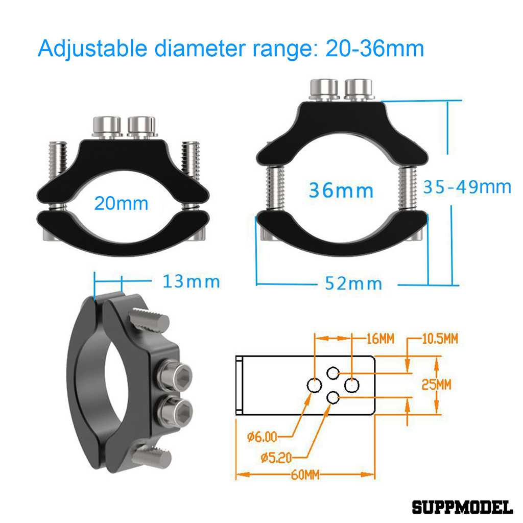 Spm Tg11 Bracket Dudukan Lampu Sein Motor Adjustable Bahan Aluminum Alloy Anti Gores