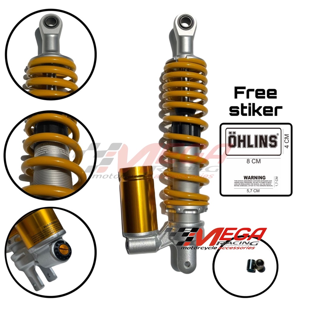 Shock Tabung Bawah Shockbreaker Belakang uk 330mm 310mm sok universal Beat scoopy vario karbu 110 Vario led 125 150 Scoopy mio fino xrider beat fi cbs non cbs beat street m3 sporty xeon gt z j smile s x-rider gear genio spacy lexy dll