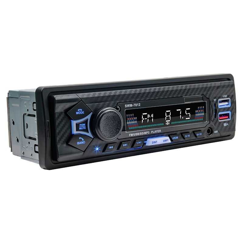 BQCC Tape Audio Mobil Voice Bluetooth MP3 Player USB Charge - SWM-7812