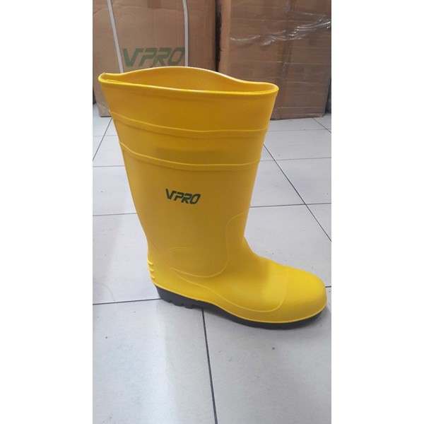 PROMO !!! VPRO Safety Boots / Sepatu Boots Kuning PVC Vistar High Quality