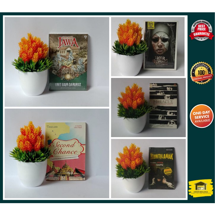 PAKET 5 BUKU Novel Horor Kisah Tanah Jawa Unit Gaib Darurat