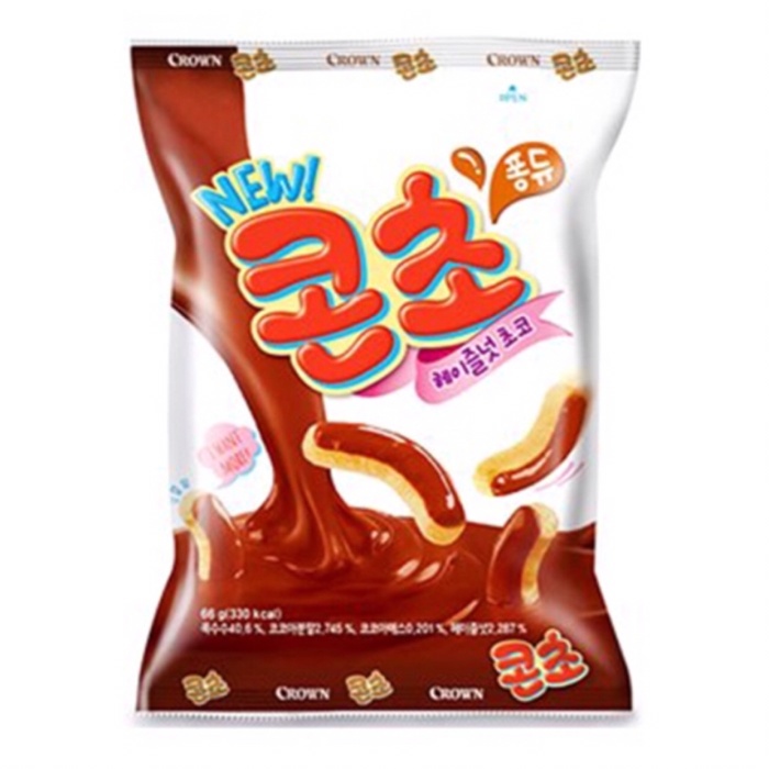 

Crown - Corn Choco Makanan Ringan Jagung Coklat 66 gr - BARU