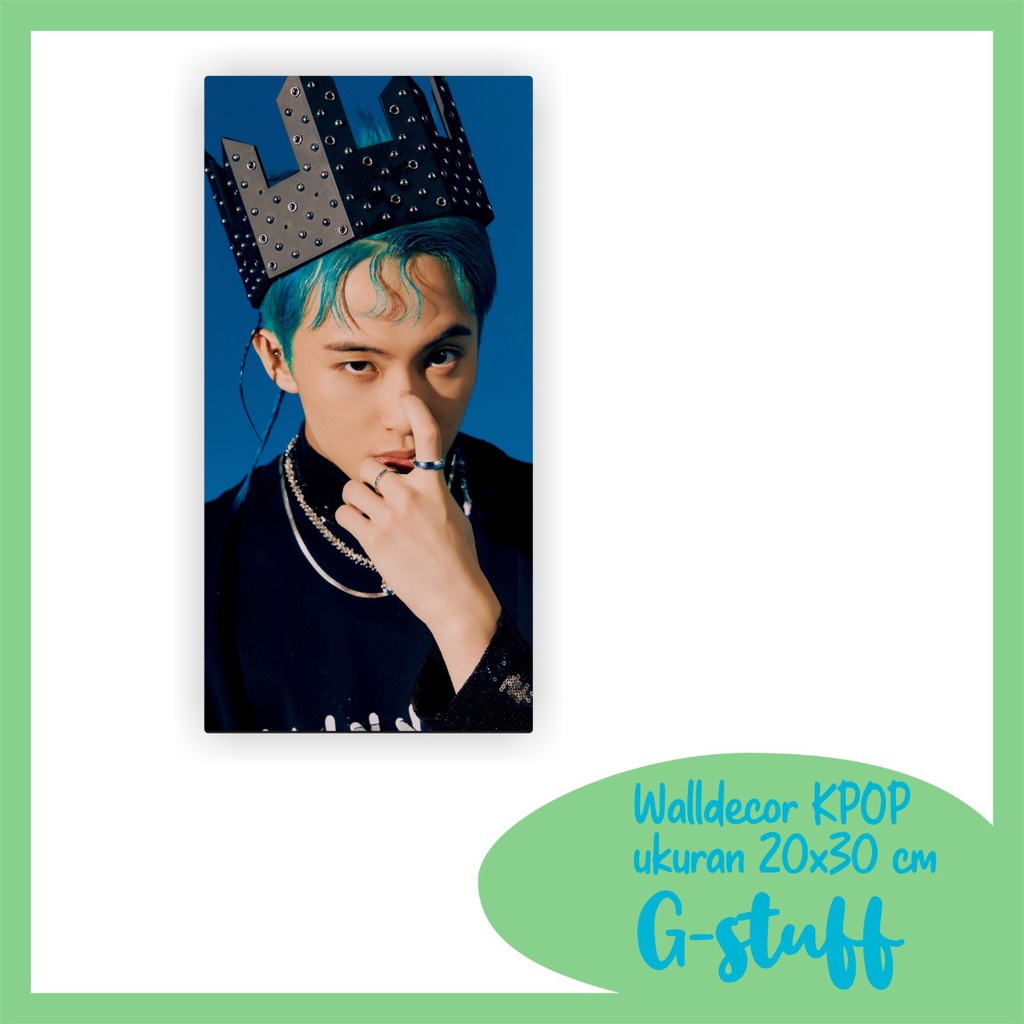 WALLDECOR NCT DREAM MARK BEATBOX UKURAN 15X30 CM WALL DECOR POSTER KAYU HIASAN DINDING KPOP