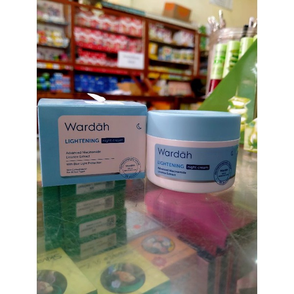 WARDAH LIGHTENING CREAM PENCERAH MALAM WARDAH KRIM MALAM