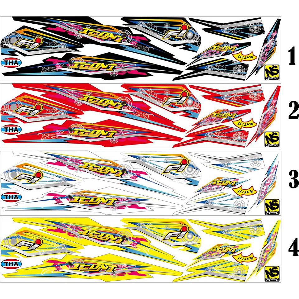 STRIPING BEAT NEW ESP STREET ICON THAILAND STICKER