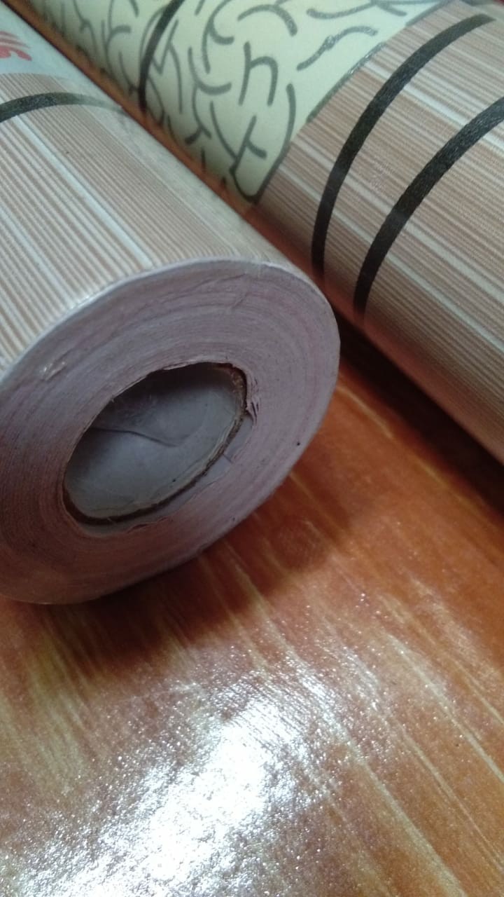 Wallpaper Dinding Dandelion Coklat 3d Elegant Wallpaper 45cm X 10m