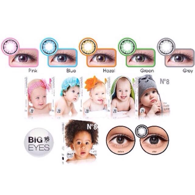 Softlens X2 N8 Nude BIG EYES (normal&minus)