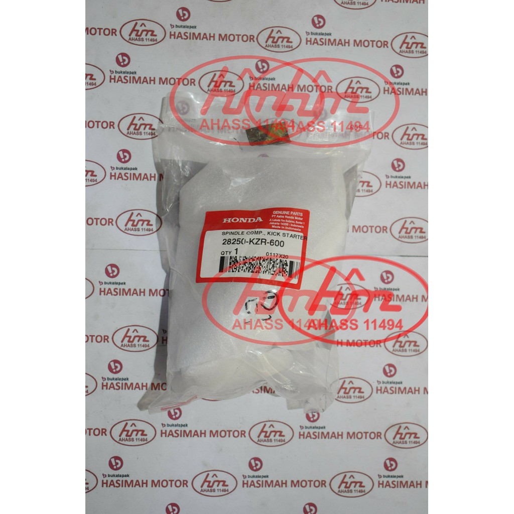 SPINDLE COMP KICK STARTER HONDA BEAT ESP, SCOOPY ESP & VARIO 125 FI ESP - KODE PART: 28250KZR600